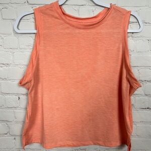 All in Motion pink sleeveless‎ cropped workout active tank sz M, GUC